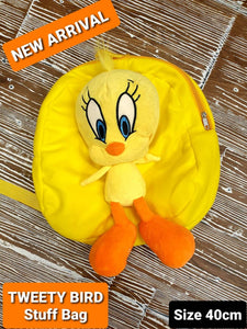 Tweety Bird Stuff Bag Yellow