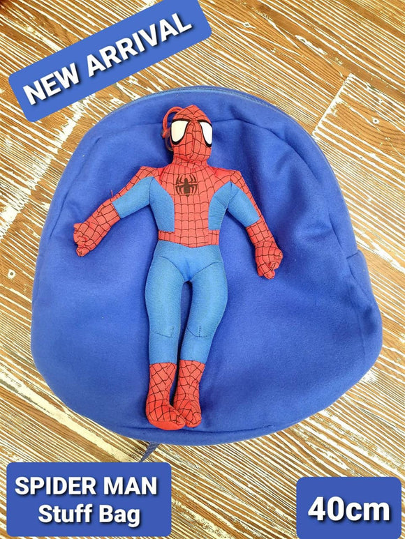 Spiderman Stuff Bag Blue