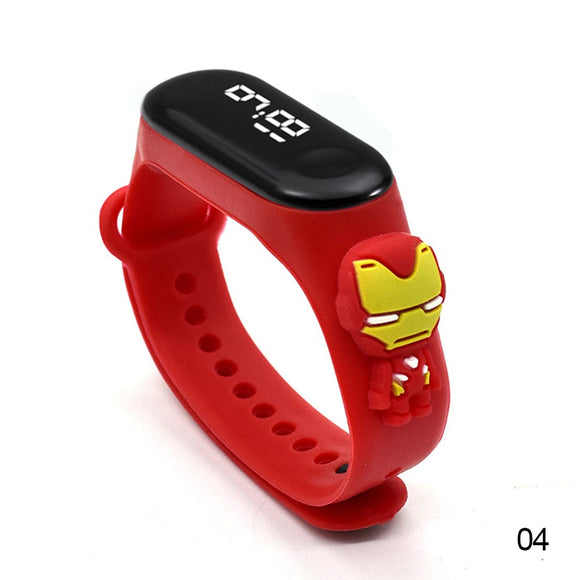 KIDS LED WATCH RED IRONMAN